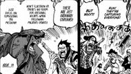 Dragon doesn't want to shoot the ordinary civilians (Image Source: Shueisha)
